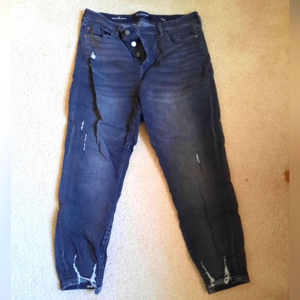 Liverpool distressed jeans
